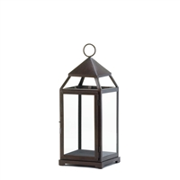 Outdoor Accessories Large Bronze Contemporary Lantern