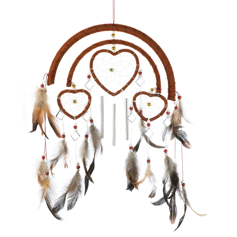 Dreamcatcher Heart Windchime