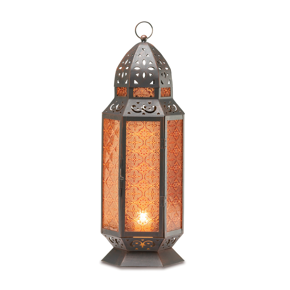 Moroccan Candle Lantern 19"