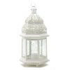 Large White Moroccan Lantern