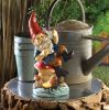 Fishing Gnome Solar Statue