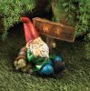 Welcome Gnome Solar Statue