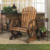 Wagon Wheel Adirondack Chair