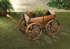 Apple Barrel Planter Wagon