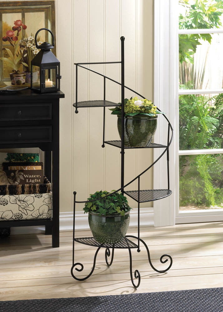 Spiral Showcase Plant Stand