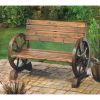 Wagon Wheel Bench