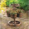 Wagon Wheel Planter