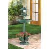 Solar Bird Bath Garden Centerpiece