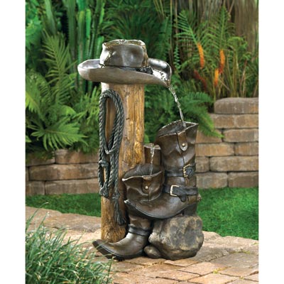 Wild Western Water Fountain