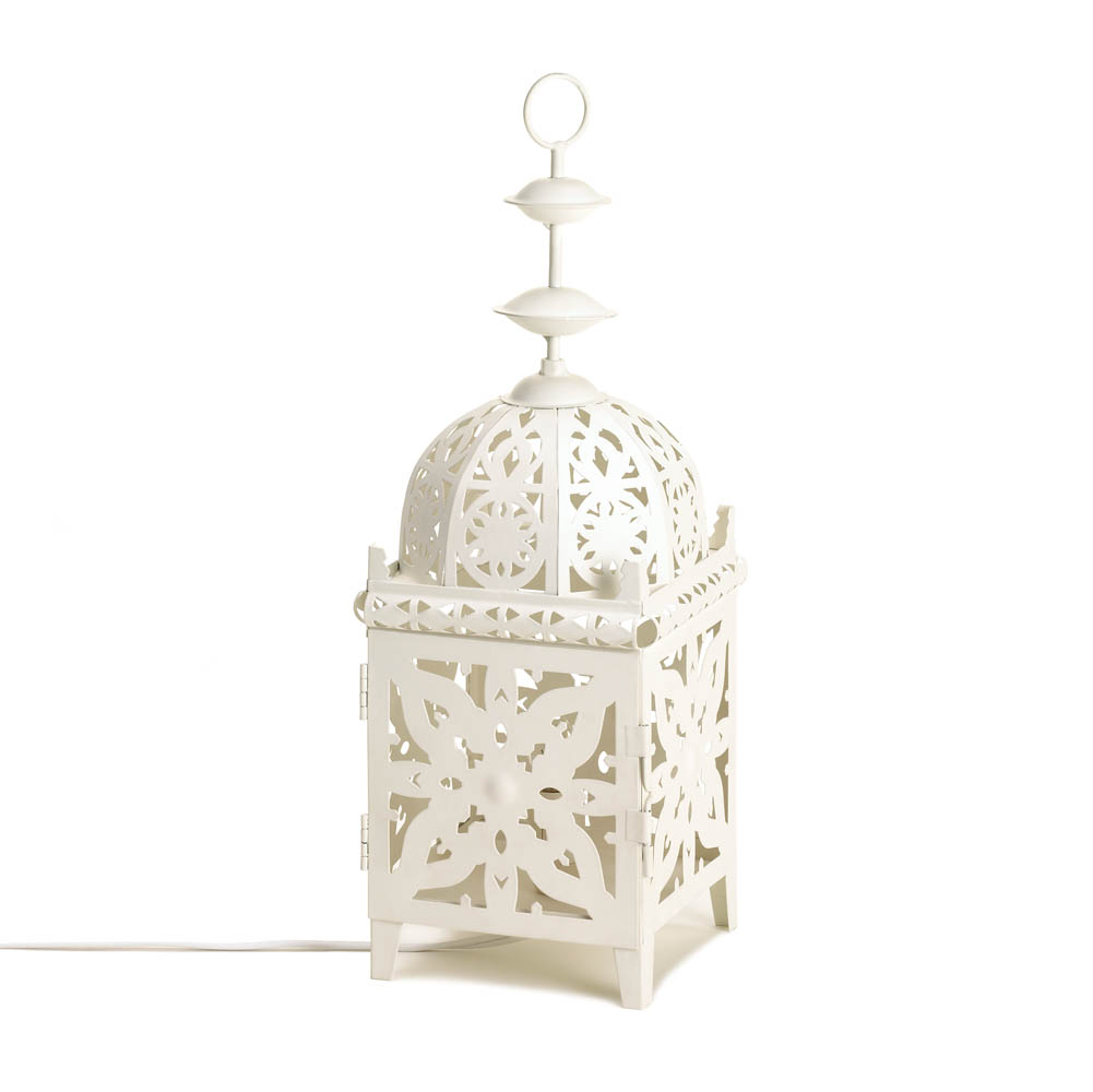 White Medallion Lantern