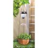 Solar Hummingbird Hanging Basket