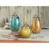 Citron Filigree Candle Lantern