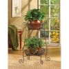 Wire Basket Plant Stand