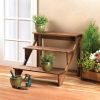 Wooden Steps Plant Stand